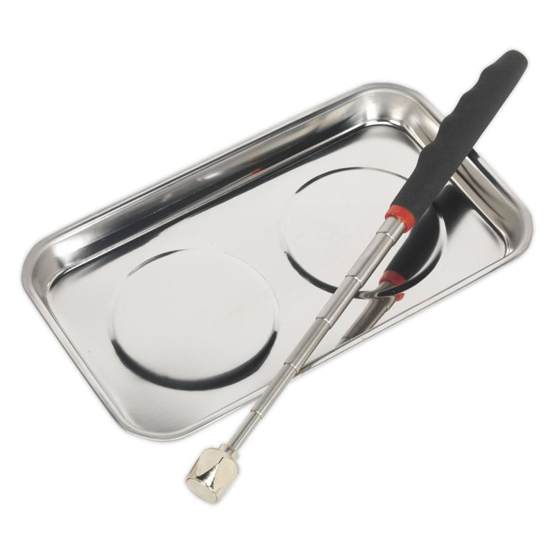 Sealey Magnetic Collector & Heavy-Duty Magnetic Pick-Up Tool Set AK2312PLUS Sealey - Dynamic Drive