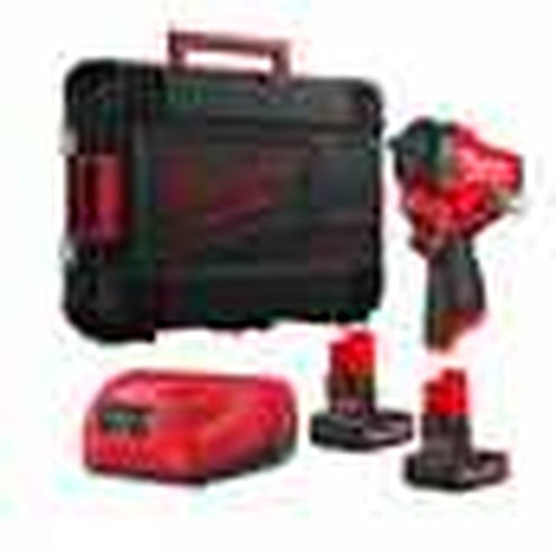 Milwaukee M12 FUEL Brushless 3rd Gen. 1/2in. Compact Impact Wrench With Friction Ring Kit - image 1