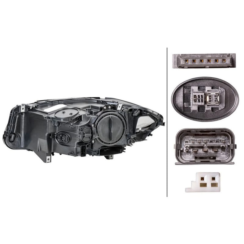Hella Headlight Headlamp D1S (gas discharge tube) Right fits BMW 5 2009-2017