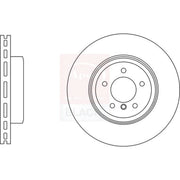 Apec Black Front Brake Vented Discs & Pads fits BMW Z4 Roadster 2009-2016