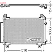 Denso Air Conditioning Condenser DCN50062