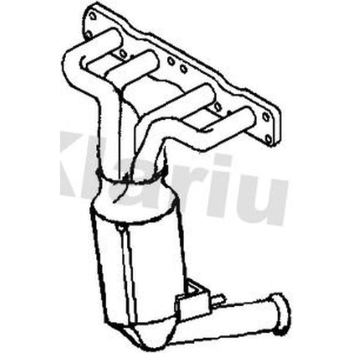 Klarius Catalyst T/A With Pipe (Kit 402944) fits Citroën C4 Grand Picasso I
