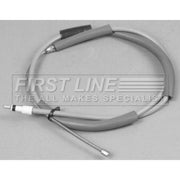 First Line Handbrake Cable Left Rear fits Peugeot 306 Break 1997-2002