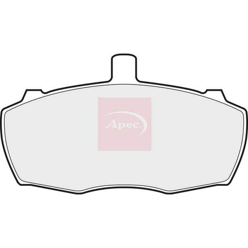 Apec Front Brake Pad Set fits Ford Transit 1985-1992 1.6 2.0 2.5