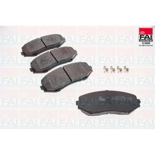 FAI Front Brake Pad Set fits Suzuki Grand Vitara II 2005-2015