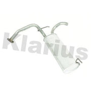 Klarius Box With Tail Pipe Rear fits Citroën C1 II 2014-2021 1.0