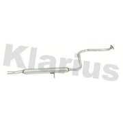 Klarius Box With Centre Pipe Centre fits Daihatsu Charade 1993-2000 1.3 1.5