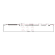 Apec Handbrake Cable Right Rear CAB1599