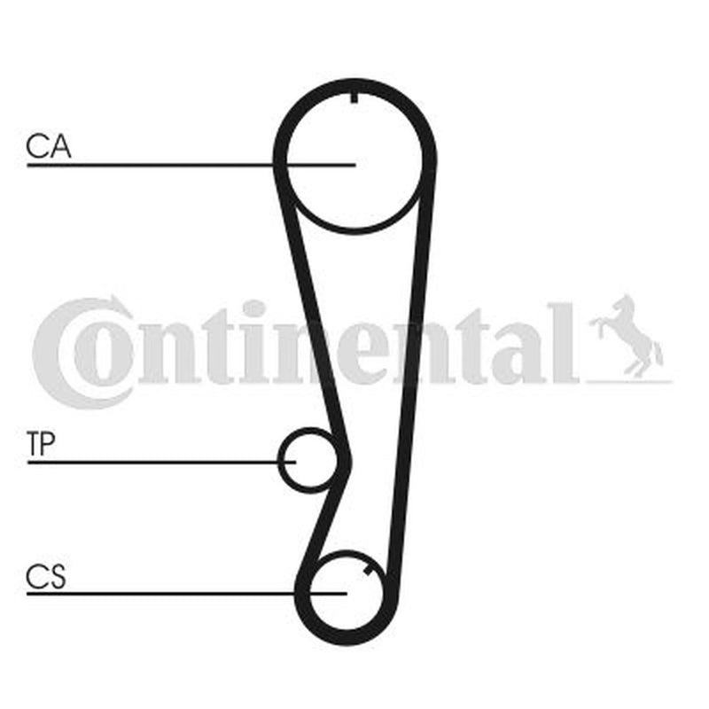 Continental CTAM Timing Belt Kit with Rollers fits Toyota Avensis 1997-2000 1.8