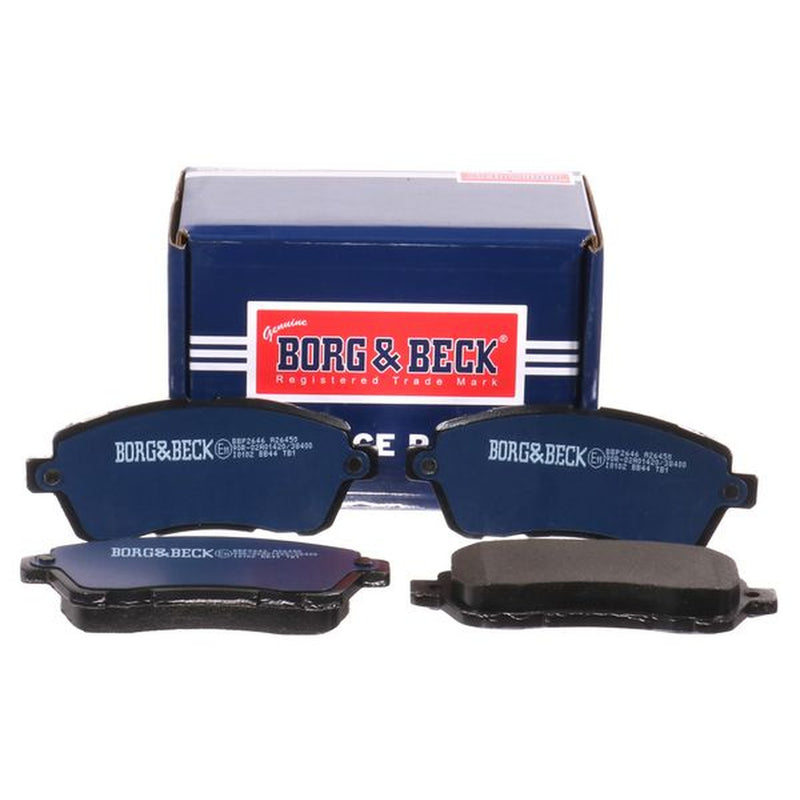 Borg & Beck Front Brake Vented Discs & Pads fits Ford Ka+ III 2016-2020 1.2 1.5