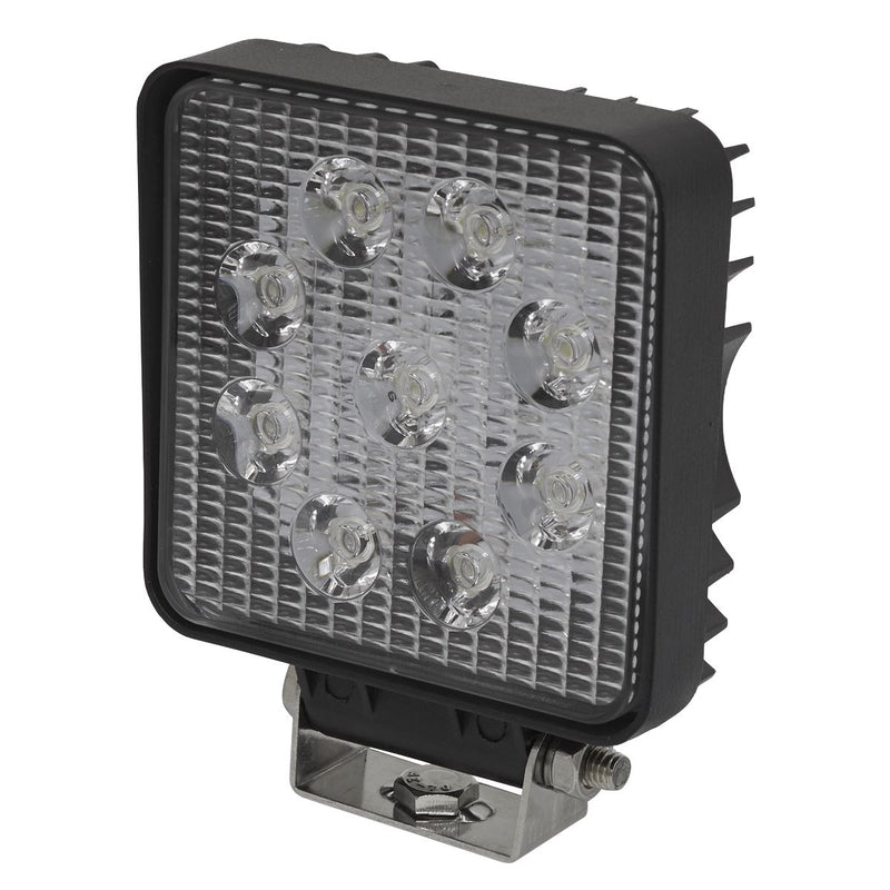 Sealey Square Worklight with Mounting Bracket 27W LED LED3S Sealey  - Dynamic Drive