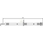NAPA Brake Hydraulic Hose Line Front Right NBH1211