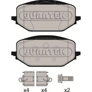 Juratek Front Brake Pad Set fits Citroën Berlingo 2018-2019 1.2 1.5 1.6