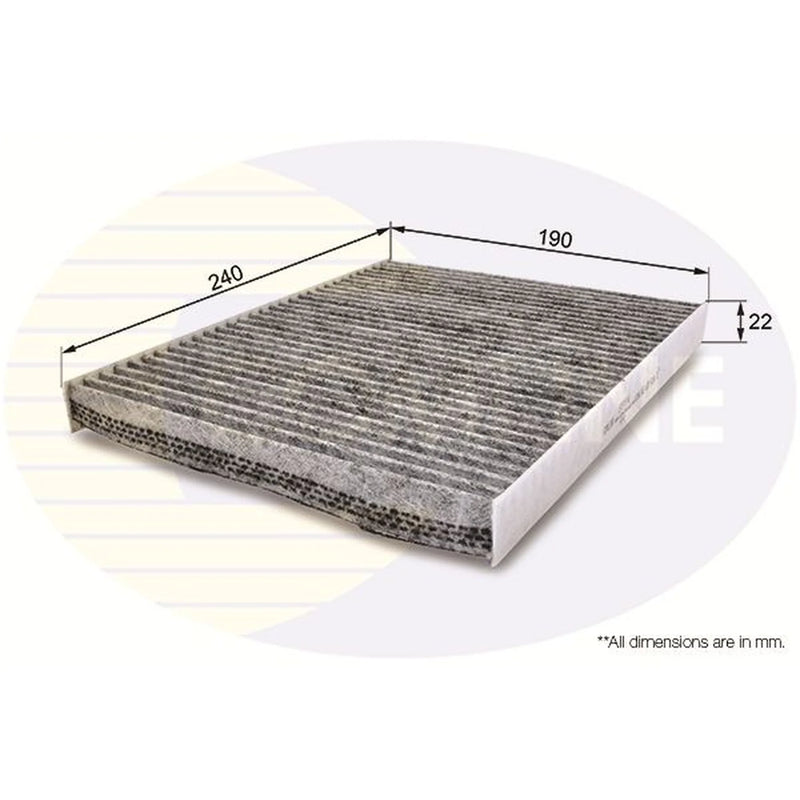 Comline Cabin Air Filter (Pollen Filter) fits Ford B-Max 2012-2017