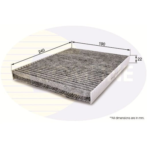 Comline Cabin Air Filter (Pollen Filter) fits Ford B-Max 2012-2017
