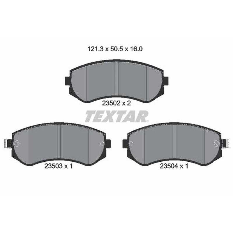 Textar Front Brake Pad Set 2350201
