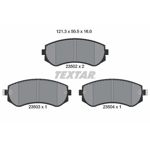 Textar Front Brake Pad Set 2350201