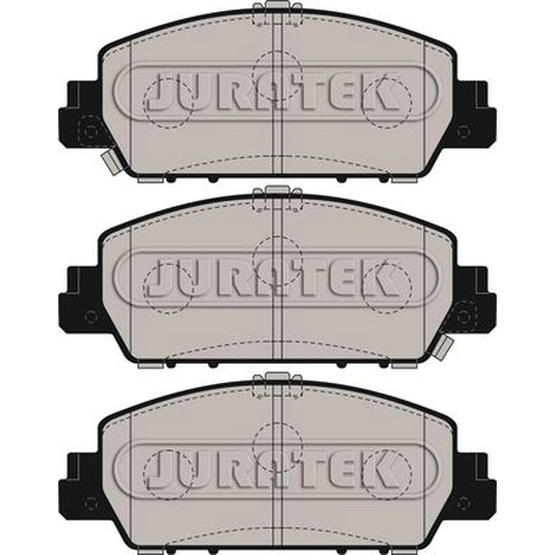 Juratek Front Brake Pad Set fits Honda Accord IX 2012 on 3.5