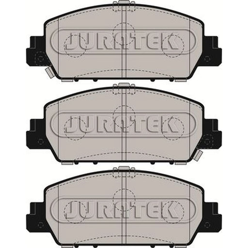 Juratek Front Brake Pad Set fits Honda Accord IX 2012 on 3.5