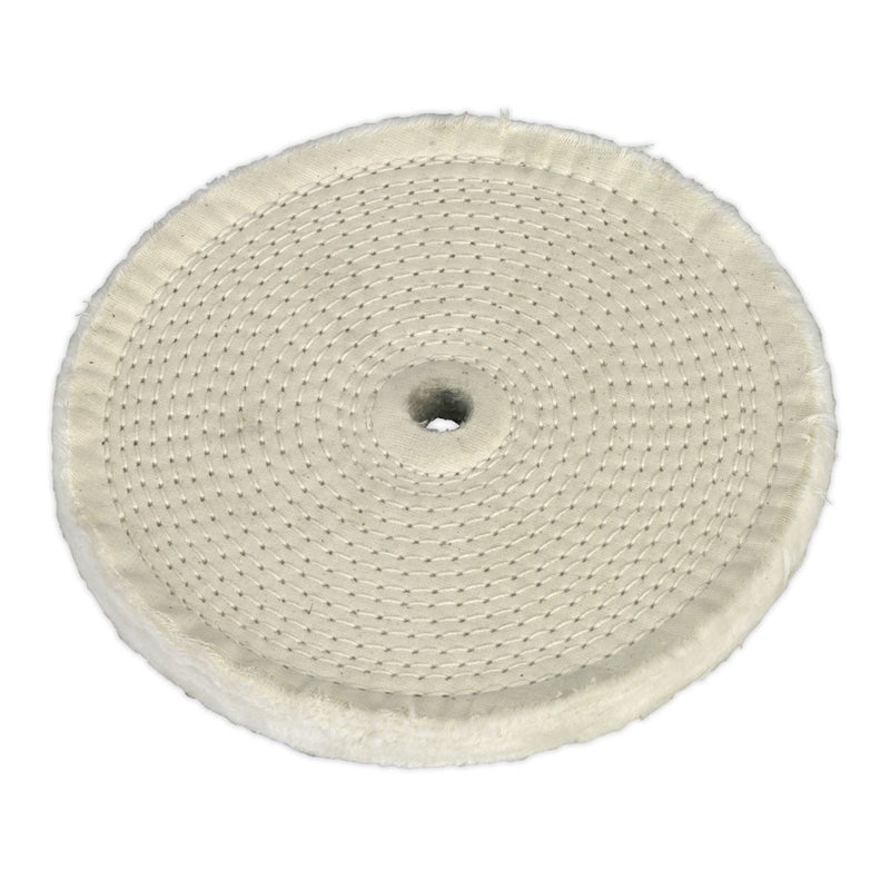 Sealey Buffing Wheel200 x 16mm16mm Bore Fine BG200BW Sealey - Dynamic Drive