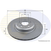 Comline Front & Rear Brake Discs & Pads fits BMW 5 2019-2020