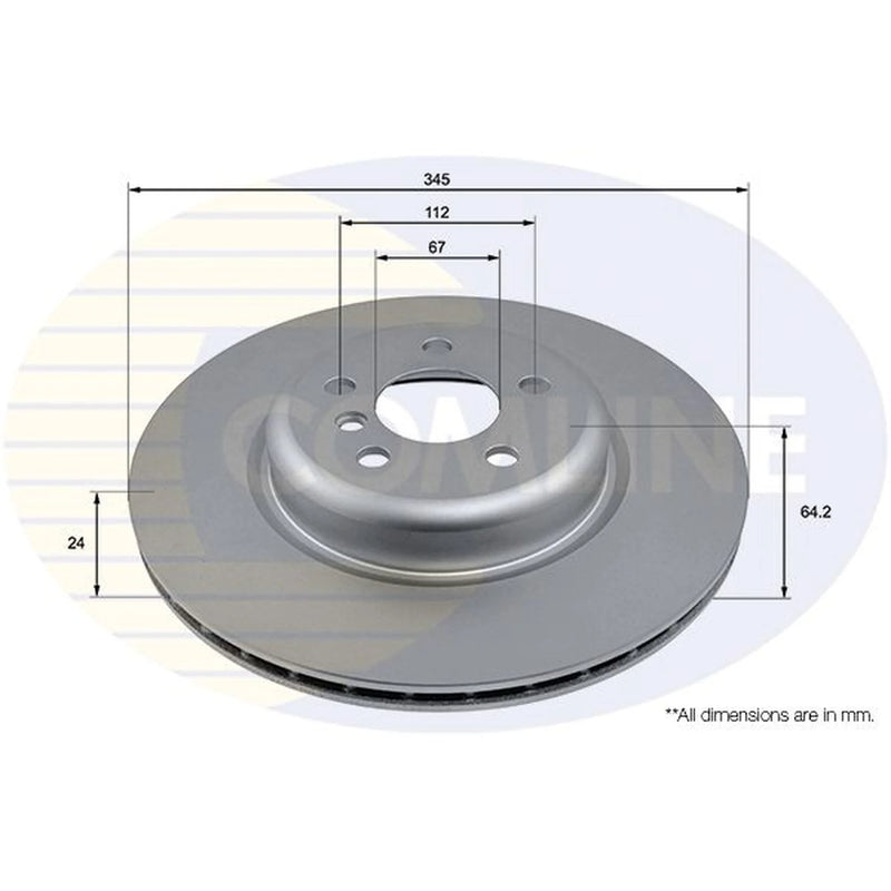 Comline Front & Rear Brake Discs & Pads fits BMW 3 2020 on