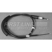 First Line Handbrake Cable Left Rear fits Jaguar X-Type I 2001-2009