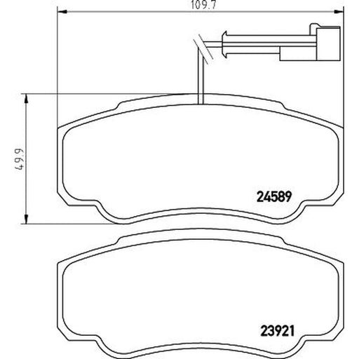Mintex Rear Brake Discs & Pads fits Renault Trucks Maxity 2007 on
