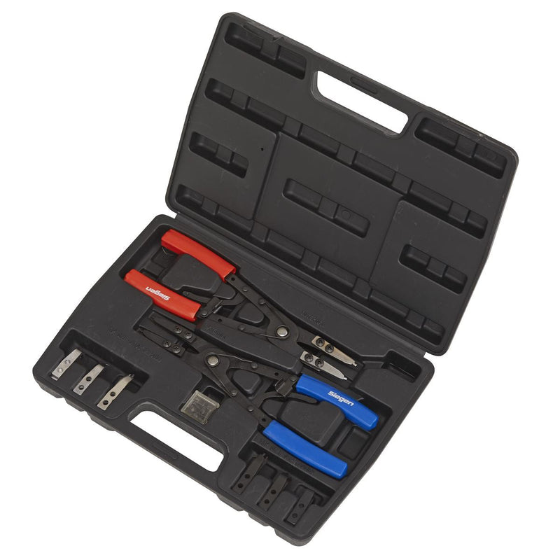Sealey Circlip Pliers Set Internal/External 265mm S0553 Sealey - Dynamic Drive