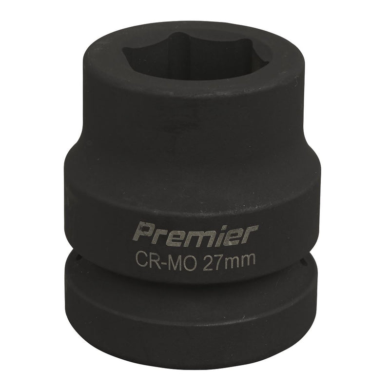 Sealey Impact Socket 27mm 1"Sq Drive IS127 Sealey - Dynamic Drive