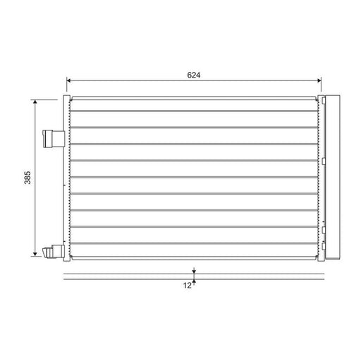 Valeo Air Conditioning Condenser 822697