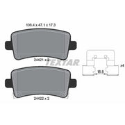 Textar Rear Brake Pad Set 2442101