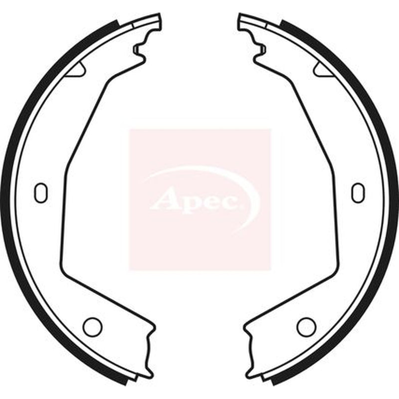 Apec Parking Brake Shoe Set fits Citroën Synergie 1994-2002 1.9 2.0