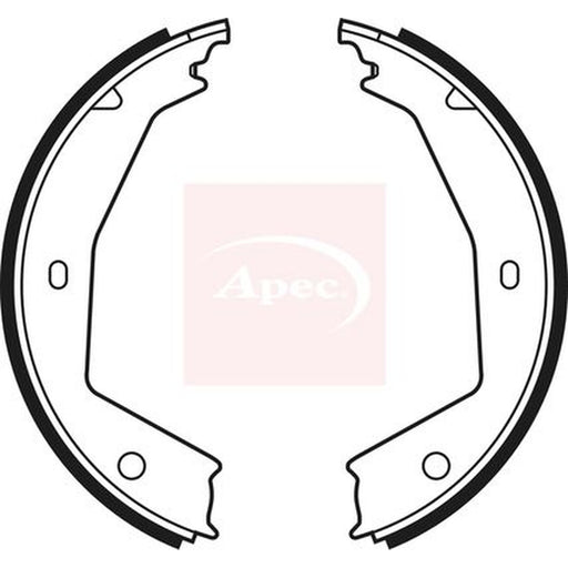 Apec Parking Brake Shoe Set fits Citroën Synergie 1994-2002 1.9 2.0