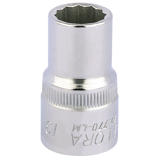 Draper Elora Bi-Hexagon Socket, 1/2" Sq. Dr., 13mm 24583 Draper - Dynamic Drive