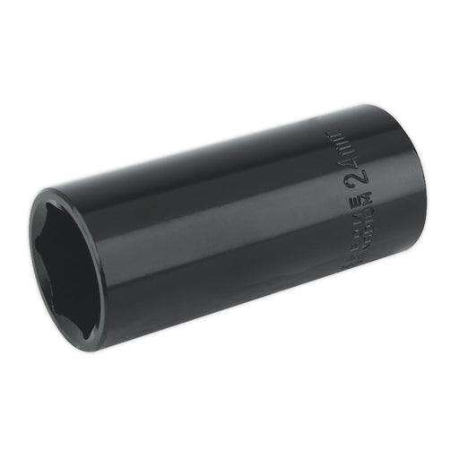 Sealey Impact Socket 24mm Deep 1/2"Sq Drive IS1224D Sealey - Dynamic Drive