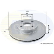 Comline Front Brake Discs & Pads fits Toyota Corolla Levin 1991-1997 1.6