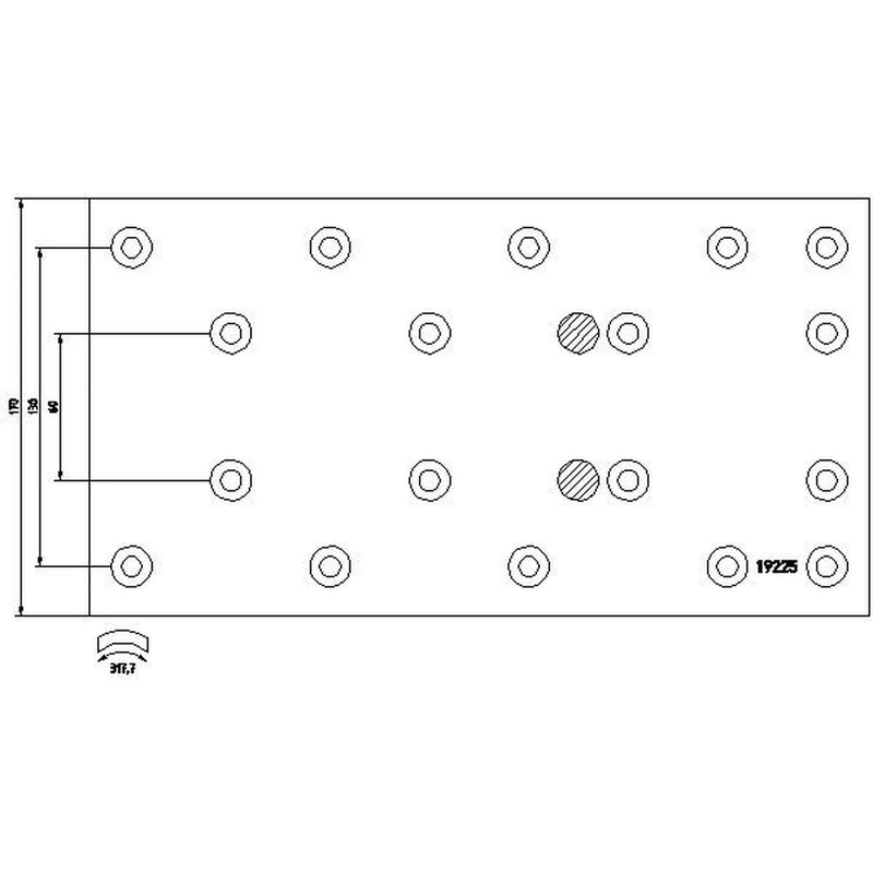 Textar Textar Cv Brake Lining Set 1922508