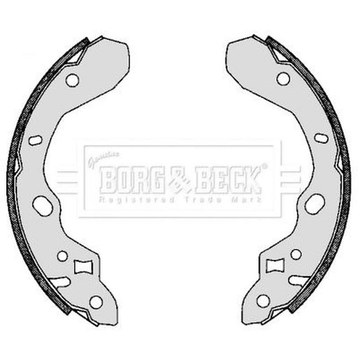 Borg & Beck Brake Shoe Set Axle Kit BBS6275