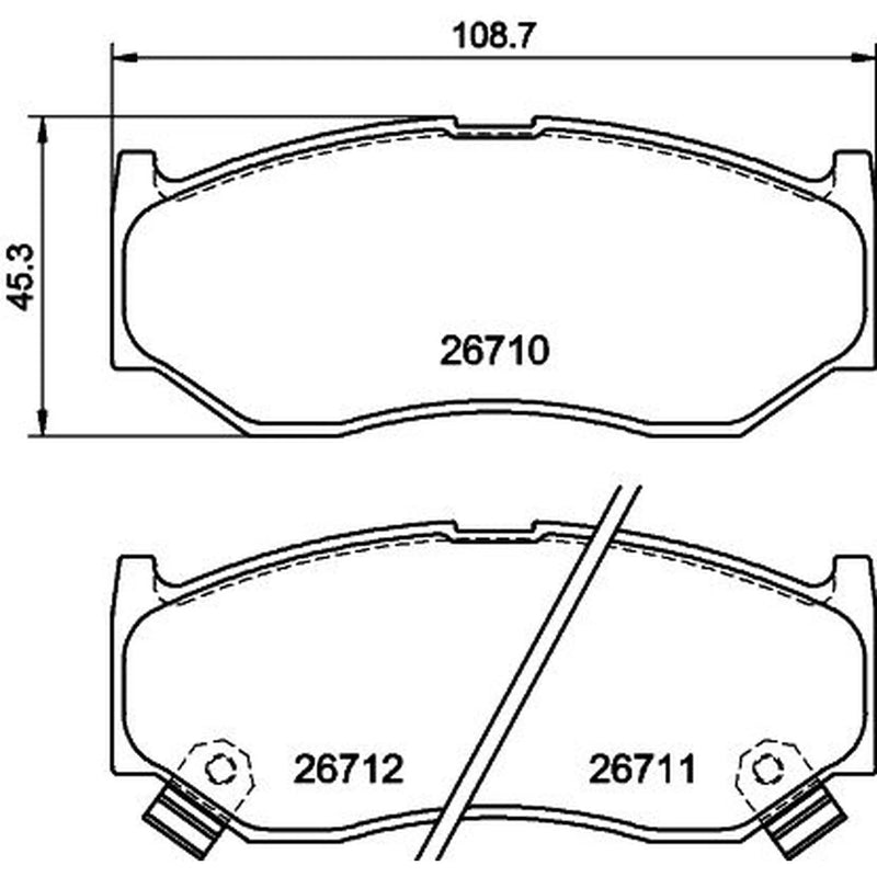 Mintex Brake Pad Set