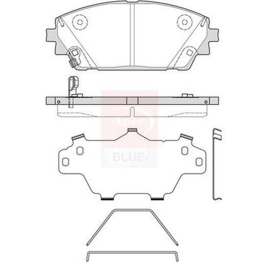 Apec Front Brake Pad Set fits Mazda 3 2018-2021 1.5 1.8 2.0