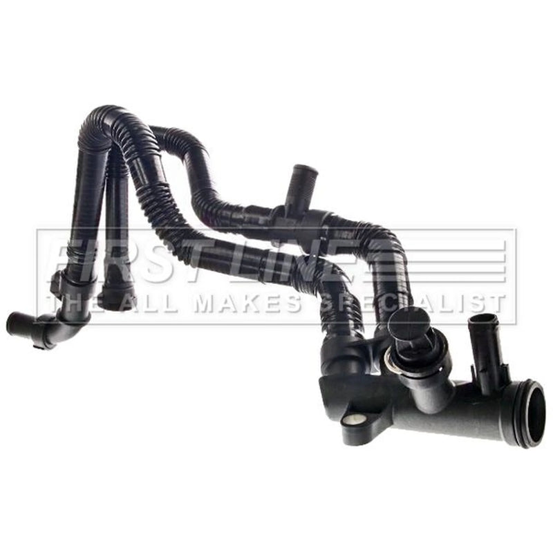 First Line Radiator Coolant Hose Centre right ID fits Citroën C1 2005-2014 1.4