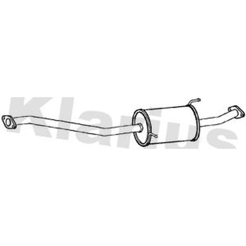 Klarius Box With Centre Pipe Centre fits Nissan NV200 2010-2011 1.5