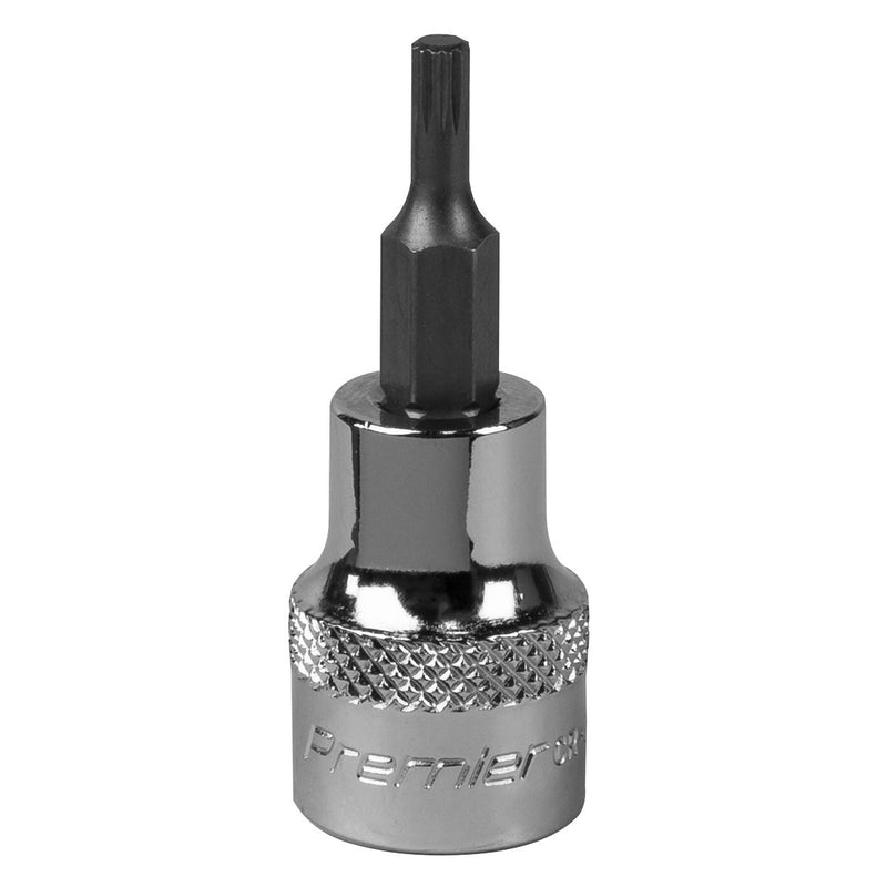 Sealey Spline Socket Bit M4 3/8"Sq Drive SBS002 Sealey - Dynamic Drive