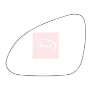 Apec Exterior Wing Mirror Glass Left fits Opel Astra J 2011-2018 1.4 1.6 1.7 2.0