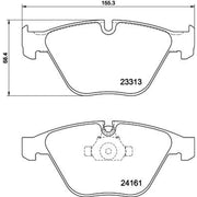 Mintex Front Brake Pad Set fits BMW 3 2004-2011
