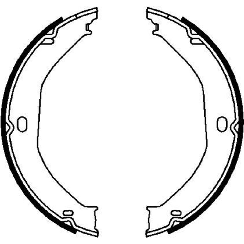 Mintex Parking Brake Shoe Set fits Jeep Grand Cherokee 1999-2005 2.7 3.1 4.0 4.7