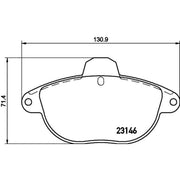 Mintex Front Brake Discs & Pads fits Citroën Xantia 1995-2003 2.0 2.1