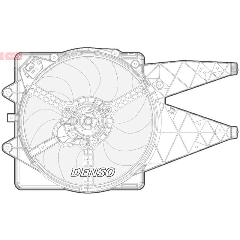 Denso Engine Cooling Fan fits Alfa Romeo Mito 2008-2010 1.3