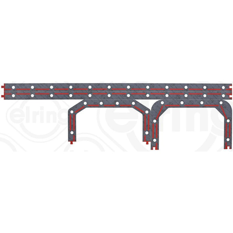 Elring Oil Sump Gasket Set Wide Thick fits Renault Trucks C 1986-1998
